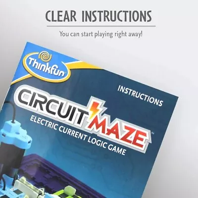 Think Fun Circuit Maze Logic Game 2015 Electric Current Building Brainteaser • $15