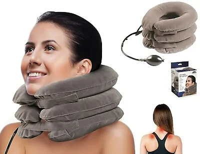 Neck Magic Air Cushion Relief Discomfort Tension Headaches Increase Circulation • £9.99