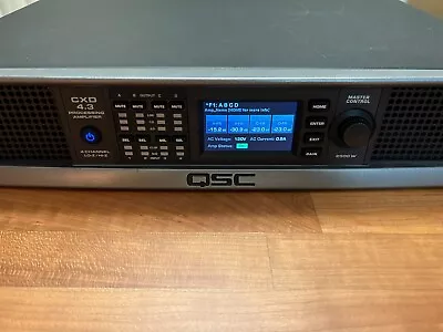 QSC CXD 4.3 Multi-Channel System Processing Amplifier - 4 Channel 1400 Watts • $1200