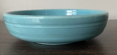 Vintage Fiesta 6 Inch Dessert Bowl Turquoise - Fiestaware Hlc Rare • $18.99