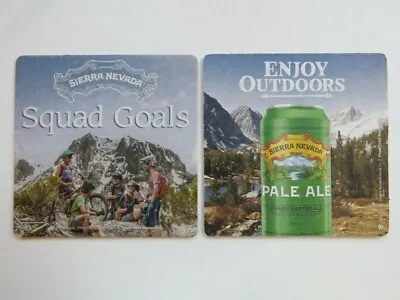 Beer Coaster ~ SIERRA NEVADA Brewing Co Pale Ale ~ Squad Goals Enjoy Outdoors • $13.22
