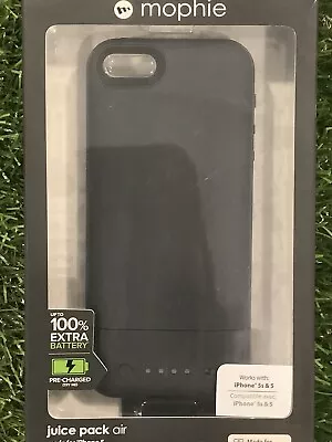 Mophie Juice Pack Battery Case IPhone 5/5S & SE OPEN BOX /NEVER USED/TESTED PICS • $19