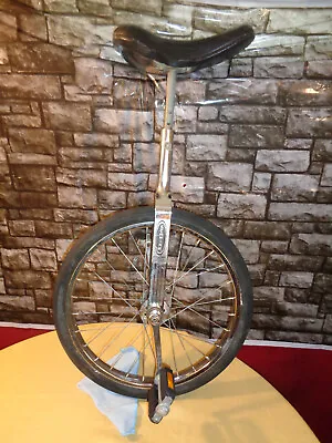 Vintage Original 1970's Chrome Schwinn Unicycle 20  Wheel 4 Position Seat • $97.87