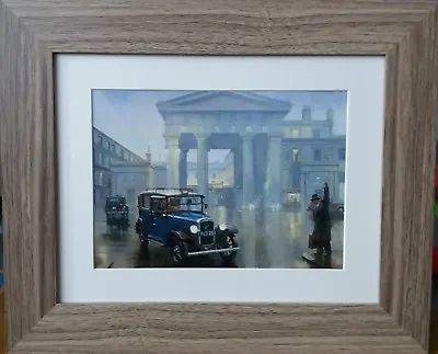 Euston Taxi By Malcolm Root. Stunning Framed/Mounted Artwork London Taxi • £9.99