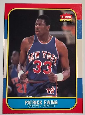 1986-87 Fleer PATRICK EWING Rc New York Knicks #32 Of 132 • $25