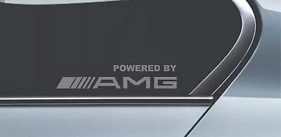 Powered By AMG Mercedes Benz C55 E55 CLS63 Racing Window Decal Sticker Hood Door • $18.89