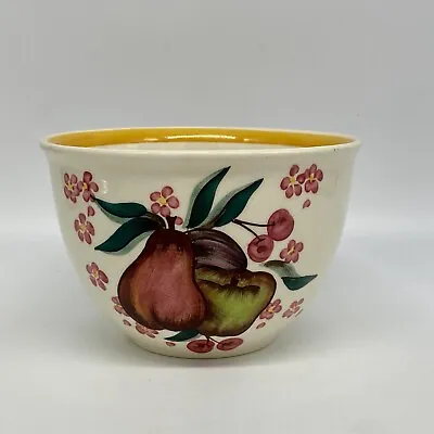 Very Rare Early California Vernon Kilns Harvest Vintage Mixing Bowl Pear Apple • $45