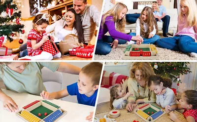 4 Player Shut The Box Toy Eco-Friendly Wooden Interactive Shut The Box RfEzQ • $19.39