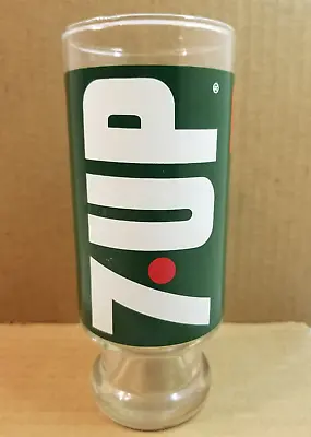Vtg 7 UP Wet And Wild Footed Drinking Glasses Set Of 4 The Uncola Red Green • $14