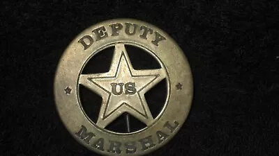 Vintage Deputy Us Marshal Metal Badge • $34.88