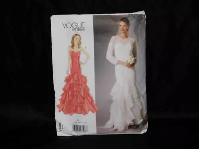 Vogue 1495 Sz 6-14 & Petite Bridal Prom Formal Gown Mermaid Dress Sew Pattern • $9.99