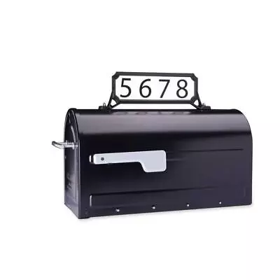 Address Plaque Black Double Sided Mailbox Post Fence Wall Multipurpose • $27.69