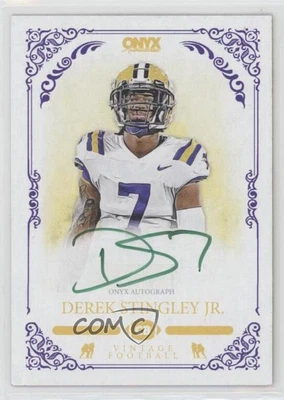 $23.54 • Buy 2022 Onyx Vintage Green Signatures /50 Derek Stingley Jr #VADS Rookie Auto RC