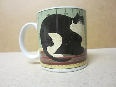 Sakura Warren Kimble Cat Collection Mug Fat Cat On Rug • $16.25