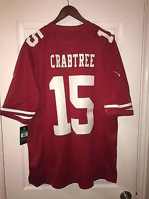 NFL Nike San Francisco 49ers Michael Crabtree #15 Jersey Men Size XL W/Tags • $116.96