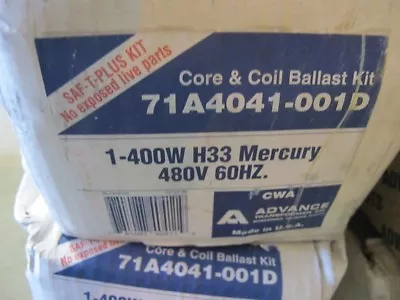 Advance 71A4041-001D 400 Watt H33 Mercury Core And Coil Ballast Kit-NEW-B • $60