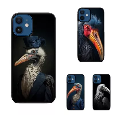 Grey Shoebill Stork Bird Anti-fall Cover For Apple IPhone 11 12 13 Pro • $19.79