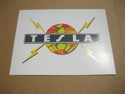 Tesla  Psychotic Supper  Album Cover Promo Flat Art Rock Poster  • $9.99