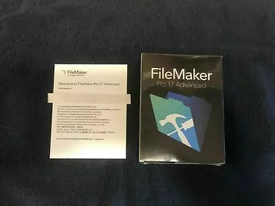 FileMaker Pro 17 Advanced Software - Full Version For Mac/Windows Free Shipping • $169.99