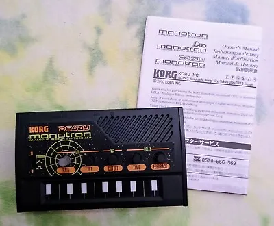 Korg Monotron Delay Analog Ribbon Synthesizer~US Seller~Tested Preowned • $57.77