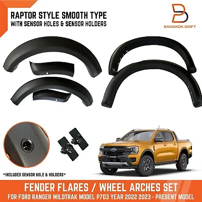 Raptor Style Fender Flares Arch Fit Ford Ranger P703 Py Front Sensor 22-24 • $335