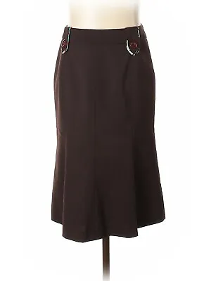 M Missoni Brown Wool Pencil Skirt Size 2 (US) 38 (IT) • $30.59