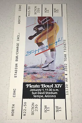 $24.99 • Buy 1/1/85 1985 Fiesta Bowl Full Football Ticket Stub Miami Hurricanes UCLA Bruins