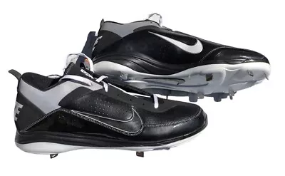 Nike Air Show Elite 2 Baseball Cleats Spikes Men's Size 16 Black & White NEW • $79.99