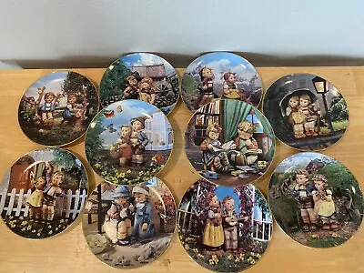 Rare Vintage M.J. Hummel  Little Companions  Collection Set Of 10 Plates • $72.90