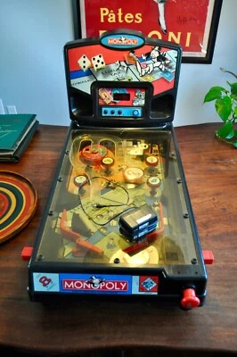 $265 • Buy Vintage 2000 Hasbro Monopoly Pinball Machine W/ Legs