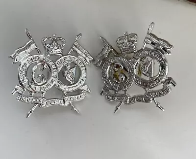 16th/5th Royal Lancers Pair Of Anodised Collar Badges • £14.99