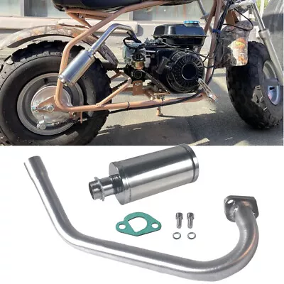 Upgrade Exhaust Pipe W/Muffler For Coleman CT200U 212cc 196cc Go Kart Mini Bike • $41.99