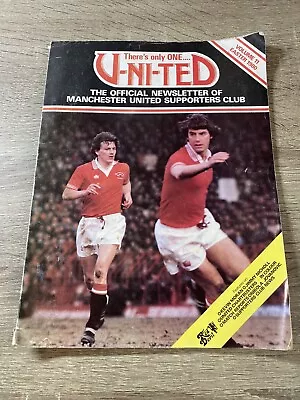 Official Newsletter Of Manchester United Supporters Club Volume 11 Easter 1980 • £3.49