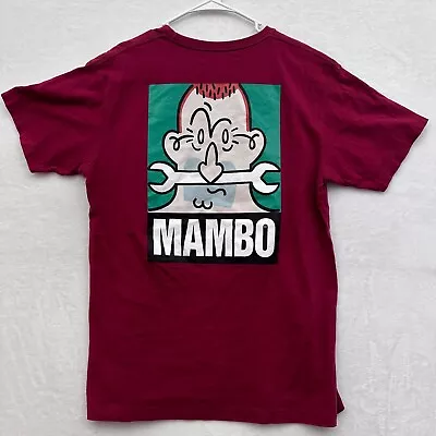 Mambo Australia Shirt Mens L Red Surf Skate Cartoon Normcore Streetwear Y2K Logo • $14.98