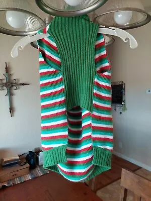 Christmas Striped Knitted Large Dog Sweater • $9.99