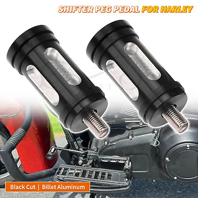Black CNC Shifter Shift Pegs For Harley Heritage Softail Road Glide King V-Rod • $19.98