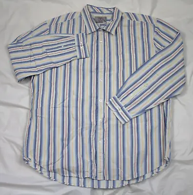 The Territory Ahead Mens Long Sleeve Button Front Shirt Size 2XL • $21.24