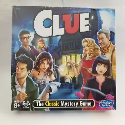 NEW IN BOX Hasbro Clue The Classic Murder Mystery Mansion Family Board Game • $16.99