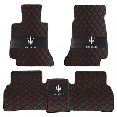 Fit For Maserati Car Floor Mat Accessories Interior Waterproof Anti-Slip Leather • $33.35