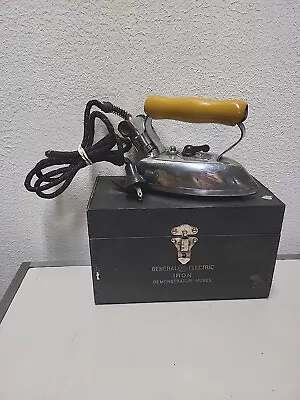 GE General  Electric  IRON DEMONSTRATION  BOX VTG AMERICAN BEAUTY 66AB • $75