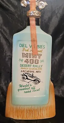 Jim Beam Del Webbs Mint 400 Las Vegas 1970 Desert Rally Whiskey Decanter Vintage • $50