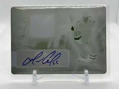 MARIO LEMIEUX 2022-23 Leaf ITG USED 🚨 Printing Plate Auto 1/1  SP 🚨 PENGUINS • $299.99