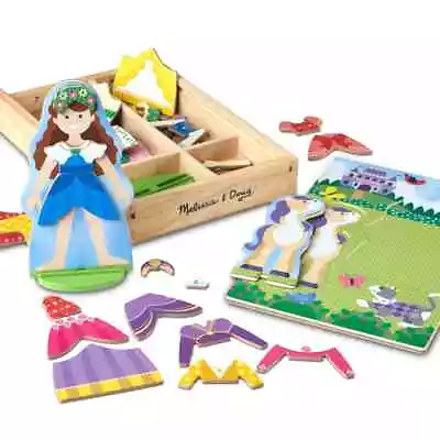 Princess Magnetic Dress-Up Play Set Wooden Pretend Play - Melissa & Doug • £16.99