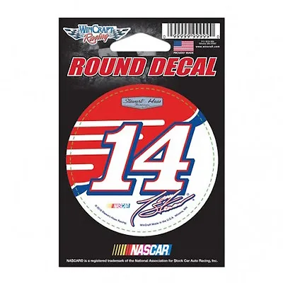 Tony Stewart #14 Mobil1 Racing Nascar 3  Round Decal Sticker Stewart Hass Racing • $4.99