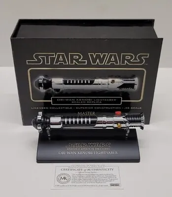 Star Wars AotC Obi Wan Kenobi Master Replicas .45 Scale Lightsaber - SW-301 CIB • $199.99