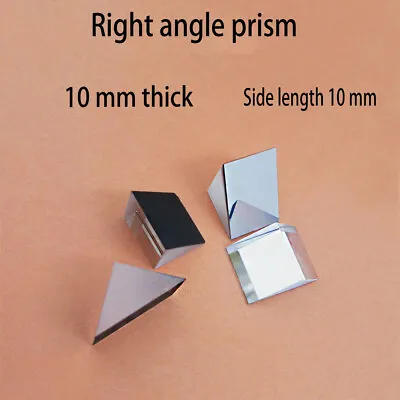 10mm Right Angle Internal Reflection Prism Optical Glass Experiment Test Prisma • $5.99