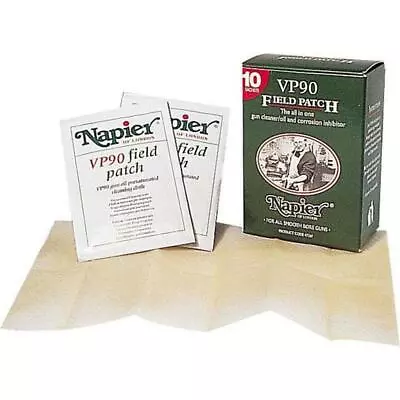 Napier VP90 Field Patch - 10pk -Gun Cleaner Corrosion Inhibitor • £6.95