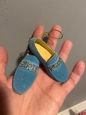 Elvis Presley Blue Suede Shoes Ornament By Kurt Adler Vintage  • $15