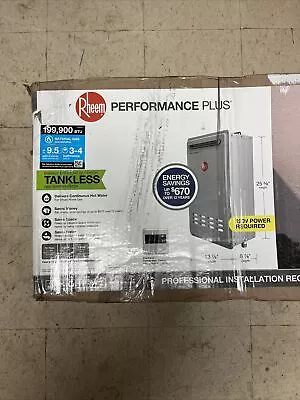 $699.52 • Buy Rheem Tankless Water Heater Performance Plus 9.0 GPM Outdoor ECO200XLN3-1
