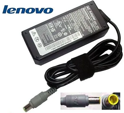 $15.99 • Buy Original Lenovo ThinkPad 65W Charger Adapter Power Cord Supply Cable OEM Laptop